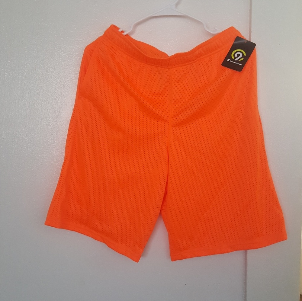 Champion Orange Kids Basketball Shorts